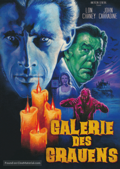Dr. Terror&#039;s Gallery of Horrors - German DVD movie cover