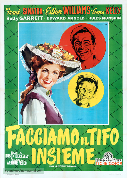 Take Me Out to the Ball Game - Italian Movie Poster
