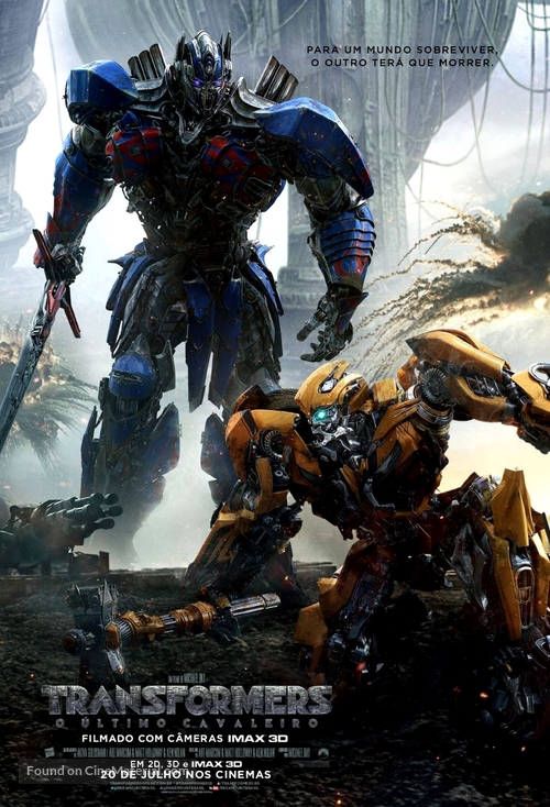 Transformers: The Last Knight - Brazilian Movie Poster