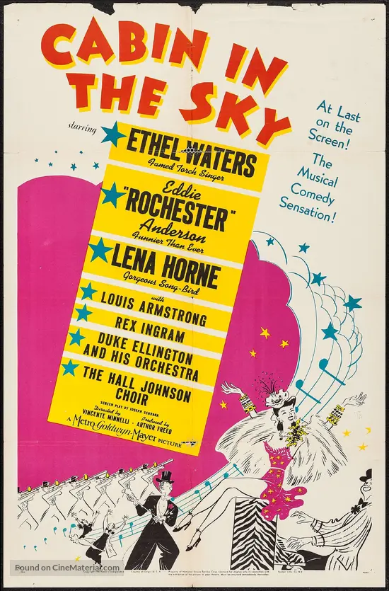 Cabin In The Sky 1943 Movie Poster