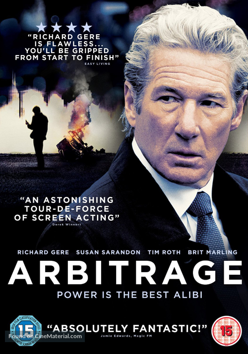 Arbitrage - British DVD movie cover