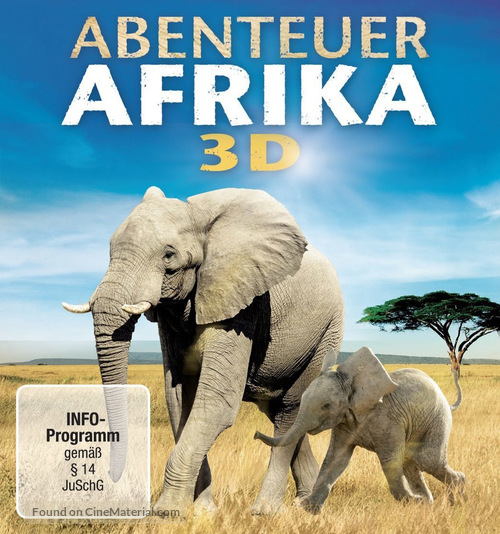 3D Safari: Africa - German Blu-Ray movie cover