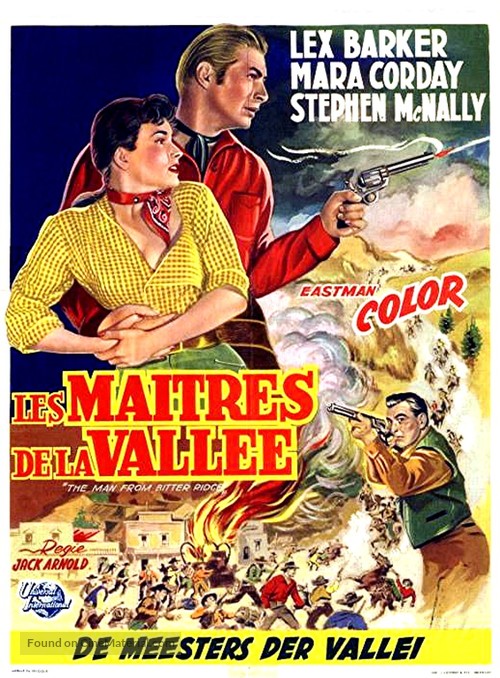 The Man from Bitter Ridge - Belgian Movie Poster