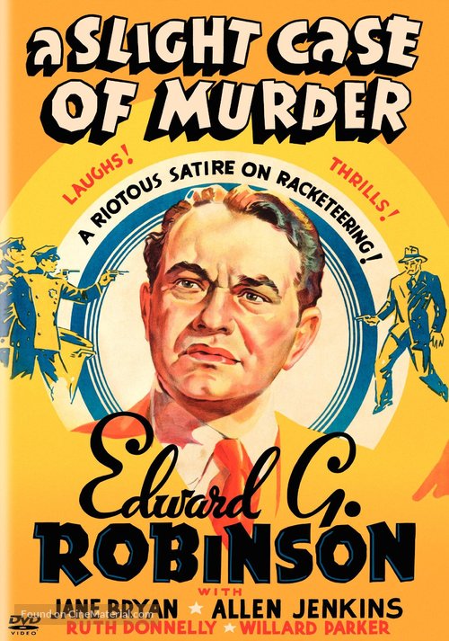 A Slight Case of Murder - DVD movie cover