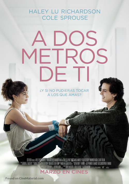 Five Feet Apart - Argentinian Movie Poster