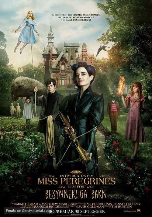Miss Peregrine&#039;s Home for Peculiar Children - Swedish Movie Poster