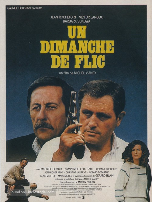 Un dimanche de flic - French Movie Poster