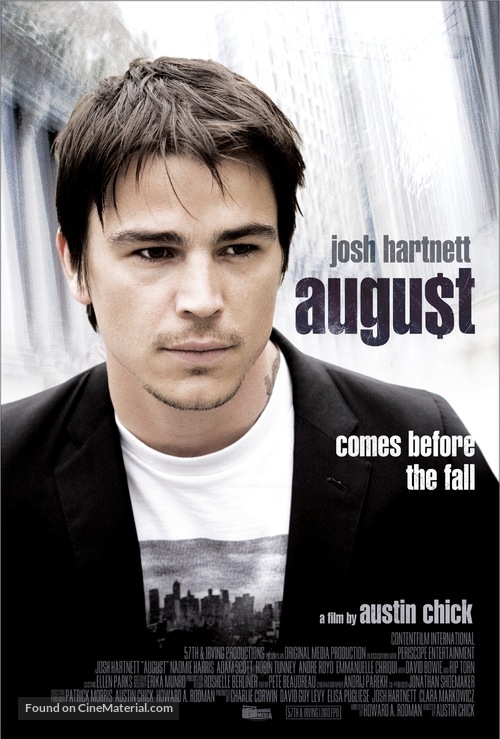 August - British Movie Poster