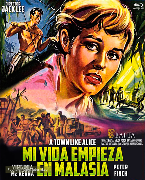 A Town Like Alice - Spanish Blu-Ray movie cover