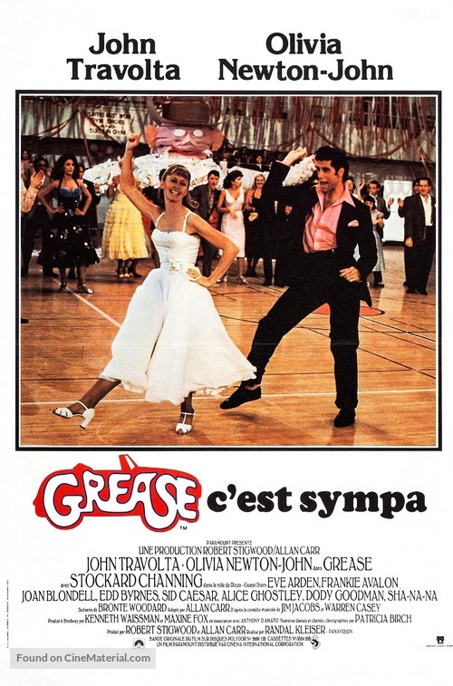 Grease - French Movie Poster