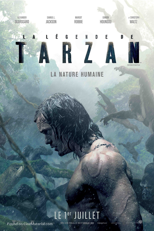 The Legend of Tarzan - Canadian Movie Poster
