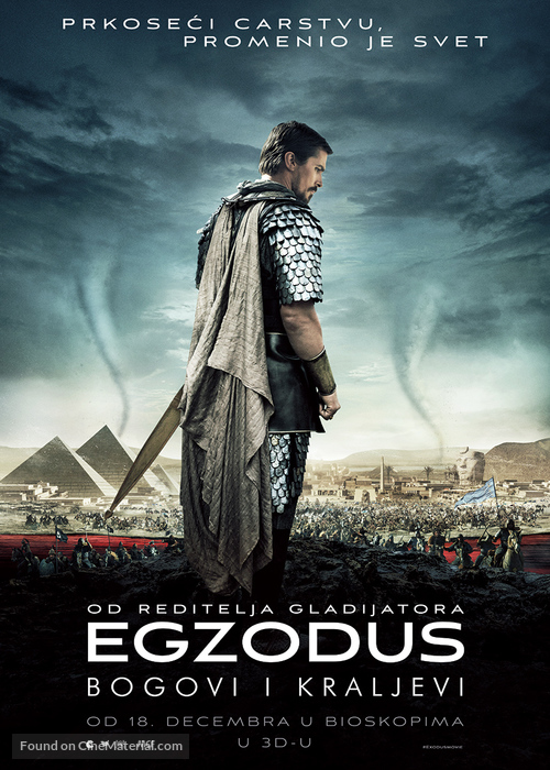 Exodus: Gods and Kings - Serbian Movie Poster