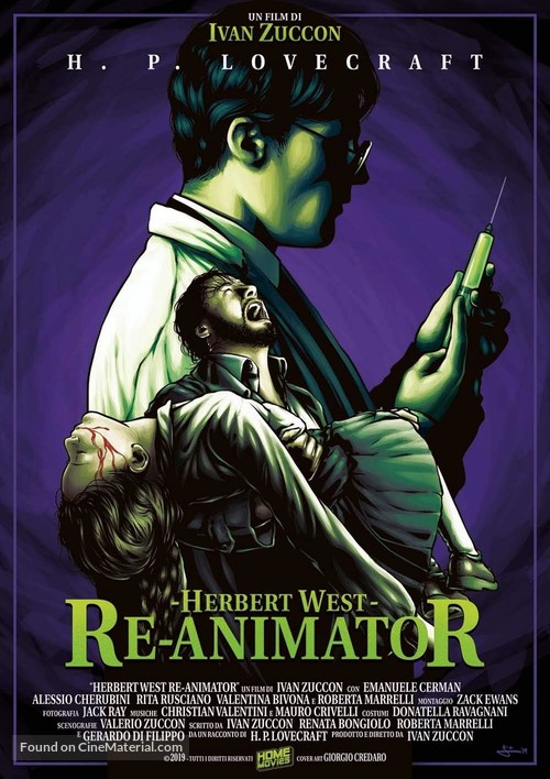 Herbert West: Re-Animator - Italian Movie Poster