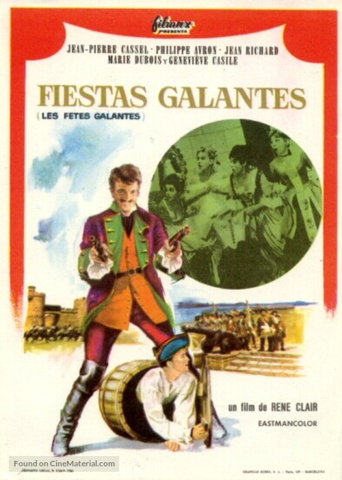 Les f&ecirc;tes galantes - Spanish Movie Poster