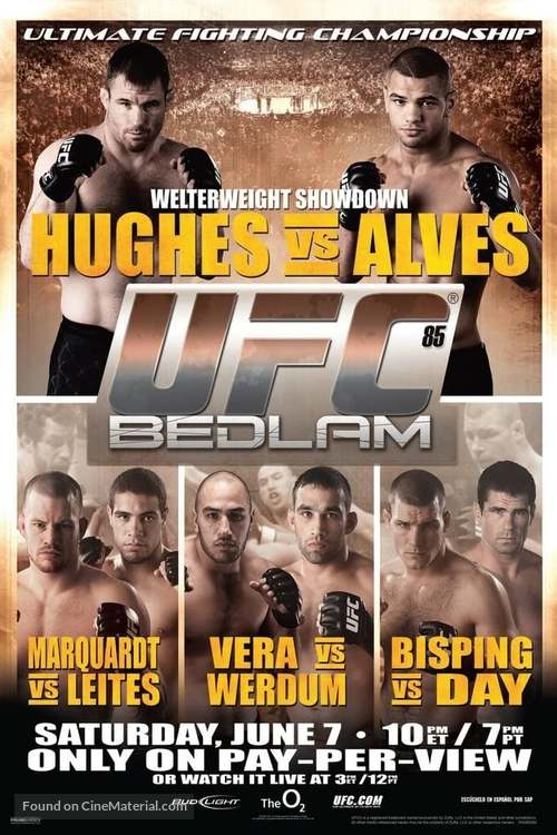 UFC 85: Bedlam - Movie Poster