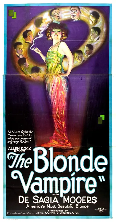 The Blonde Vampire Poster////The Blonde Vampire Movie Poster////Movie Poster////Poster