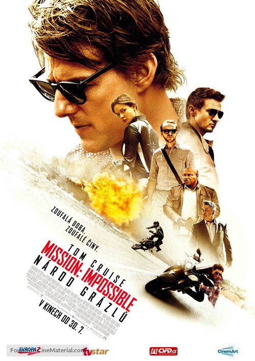 Mission: Impossible - Rogue Nation - Czech Movie Poster