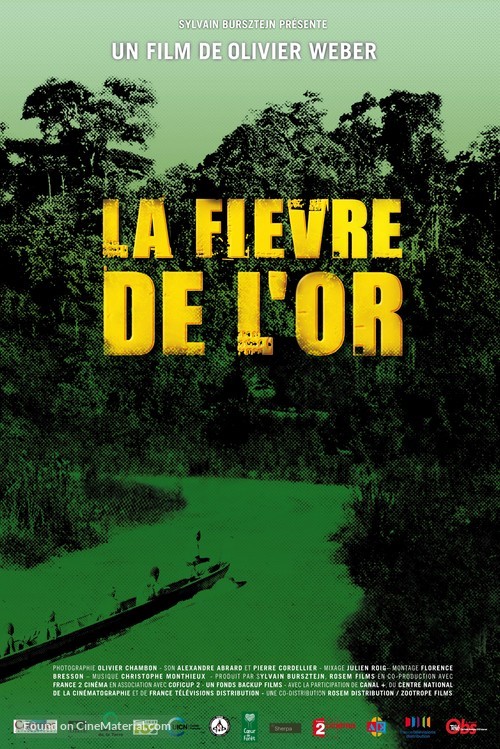 La fi&egrave;vre de l&#039;or - French Movie Poster