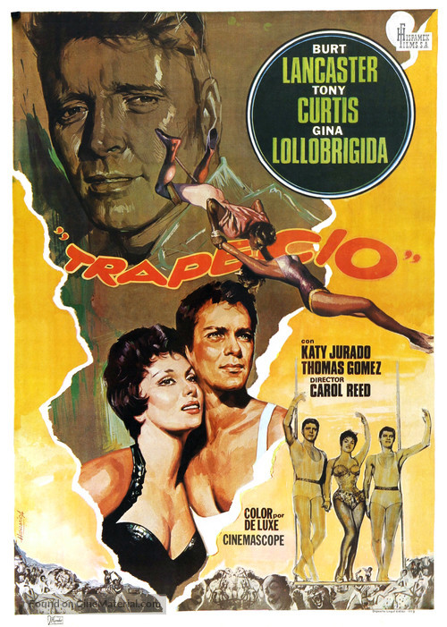 Trapeze - Spanish Movie Poster