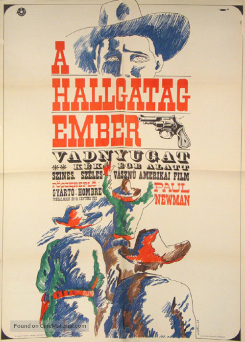 Hombre - Hungarian Movie Poster