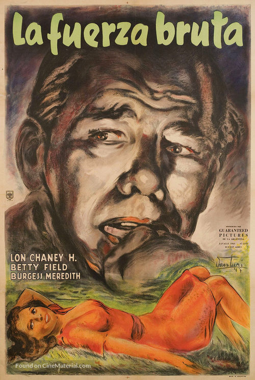 Of Mice and Men - Argentinian Movie Poster