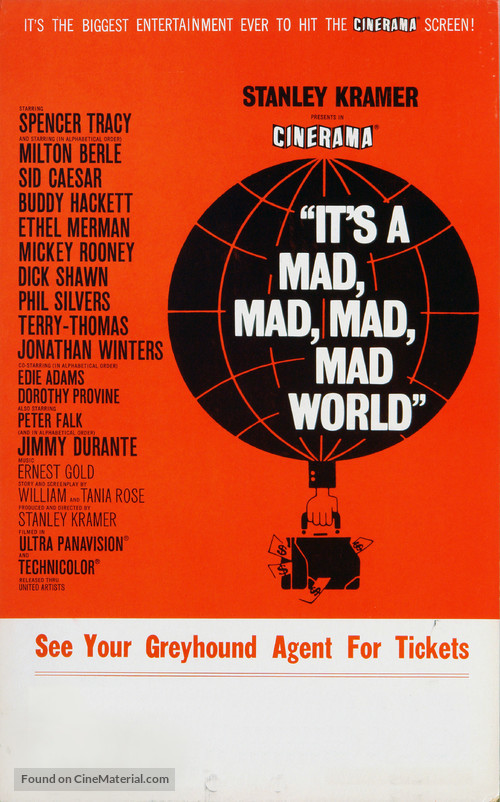It&#039;s a Mad Mad Mad Mad World - Movie Poster
