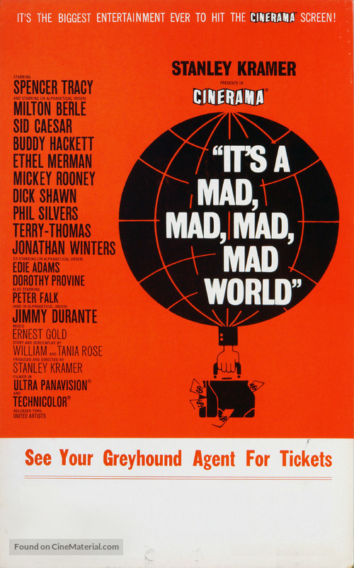 It's a Mad Mad Mad Mad World - Movie Poster
