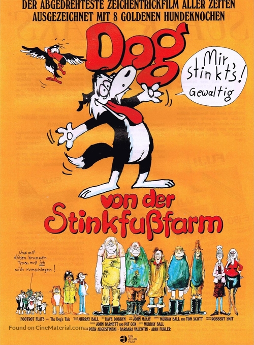 Footrot Flats: The Dog&#039;s Tale - German Movie Poster