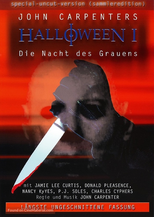 Halloween - German DVD movie cover