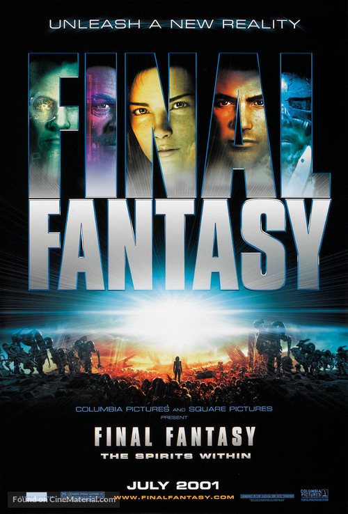 Final Fantasy: The Spirits Within - Advance movie poster