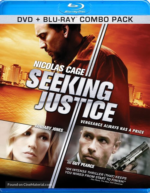 Seeking Justice - Blu-Ray movie cover