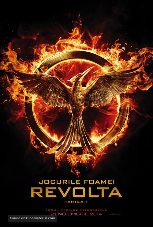 The Hunger Games: Mockingjay - Part 1 - Romanian Movie Poster