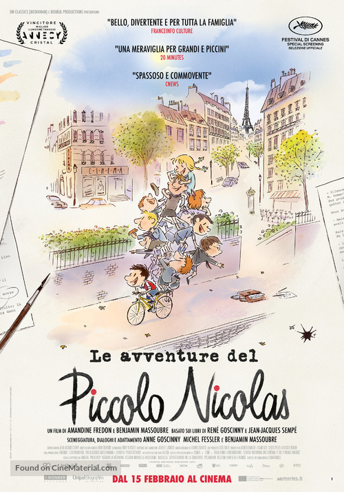 Le Petit Nicolas - Qu&#039;est-ce qu&#039;on attend pour &ecirc;tre heureux ? - Italian Movie Poster