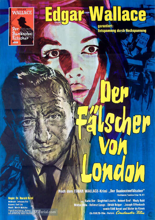 Der F&auml;lscher von London - German Movie Poster