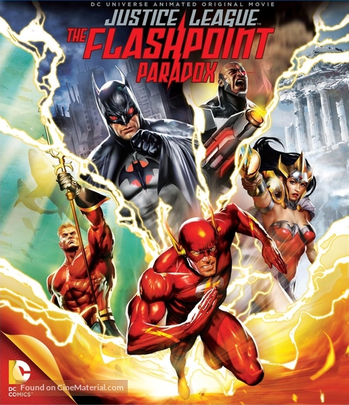 Justice League: The Flashpoint Paradox - Blu-Ray movie cover