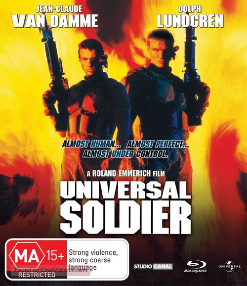 Universal Soldier - Australian Blu-Ray movie cover