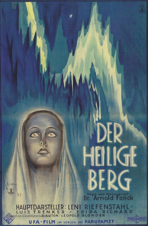 Der heilige Berg - German Movie Poster