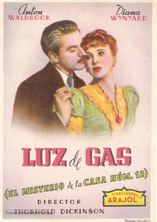 Gaslight - Spanish Movie Poster