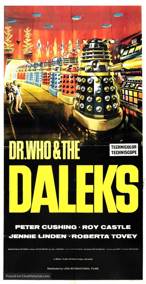 Dr. Who and the Daleks - Movie Poster