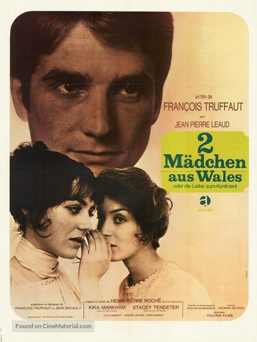 Deux anglaises et le continent, Les - German Movie Poster