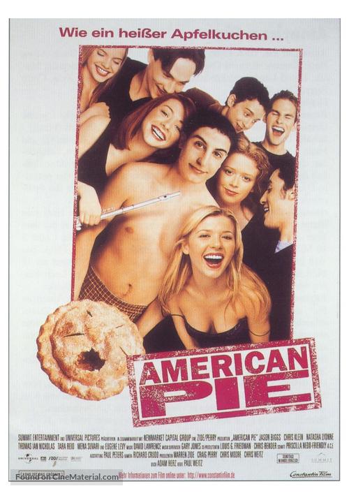 American Pie - German Movie Poster