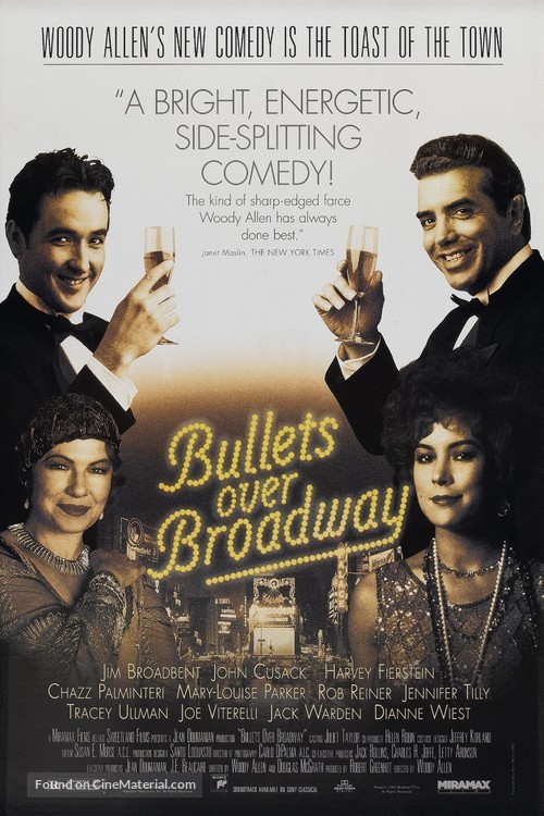 Bullets Over Broadway - Movie Poster