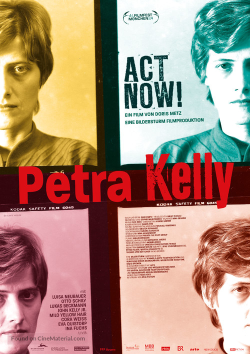 Petra Kelly - Act Now! - German Movie Poster