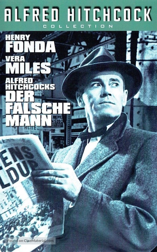 The Wrong Man - German VHS movie cover