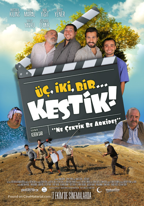 &Uuml;&ccedil;, Iki, Bir... Kestik! - Turkish Movie Poster