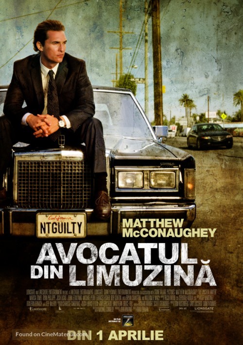 The Lincoln Lawyer - Romanian Movie Poster