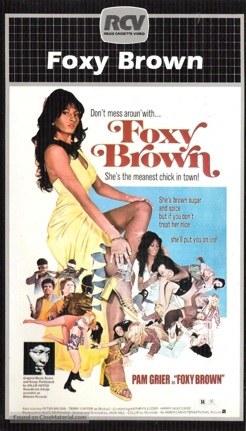 Foxy Brown - Dutch VHS movie cover