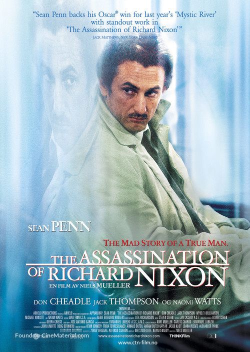 The Assassination of Richard Nixon - Norwegian Movie Poster