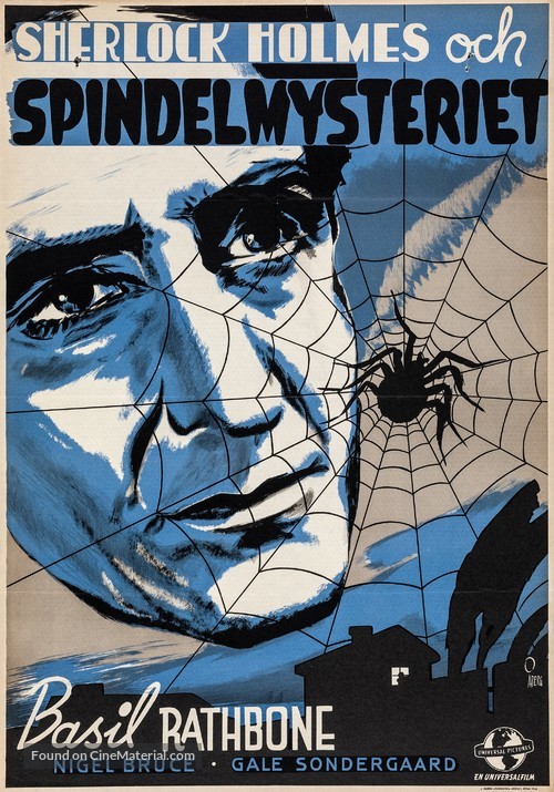 The Spider Woman - Swedish Movie Poster