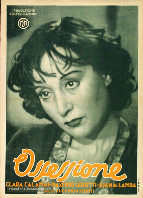 Ossessione - Italian Movie Poster